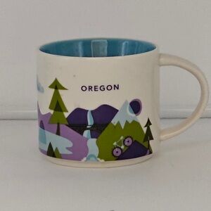 Oregon, Starbucks, You Are Here Collection Mug